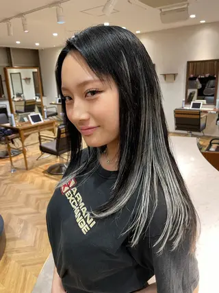 カラー 🌟透明感カラー× 小顔カット いっせいのヘアスタイル