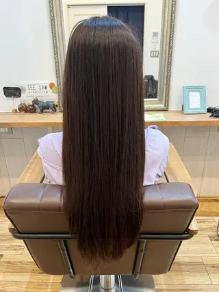 ロング カラー 🐰ハイトーンカラー 畠山 渡🐰のヘアスタイル