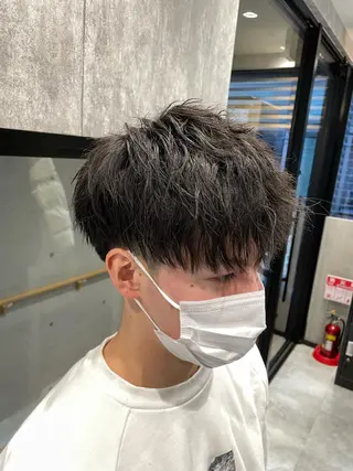 ショート カラー パーマ 🔥メンズ超特化🔥 青木海斗のヘアスタイル