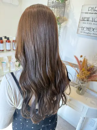 ロング 井上 美春のヘアスタイル