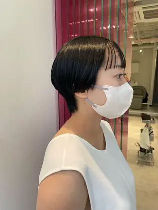ショート レイヤー♡ 石川優奈のヘアスタイル