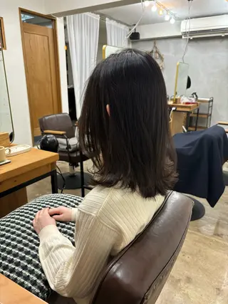 ミディアム ayano🫧 《CIEN》のヘアスタイル