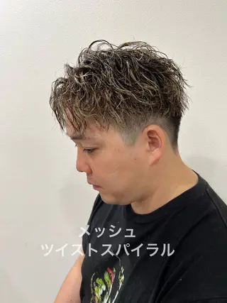 パーマ メンズ 心斎橋メンズサロン リベルテグリットのヘアスタイル