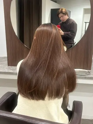 ロング タナカ レイヤのヘアスタイル