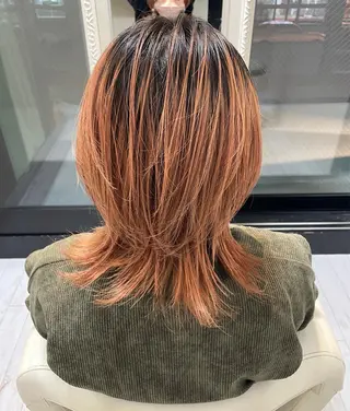 ミディアム 神 .のヘアスタイル