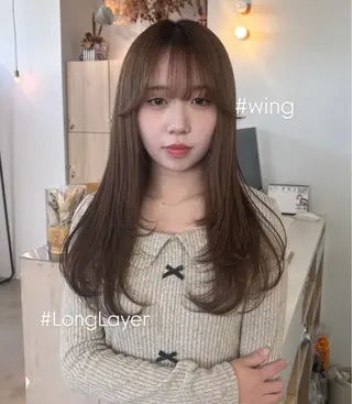 ロング vince gio 彩織のヘアスタイル