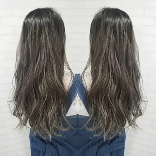 ロング 今中 小百合のヘアスタイル