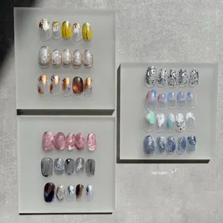 ミディアム REINA W【今福鶴見店】のネイルデザイン