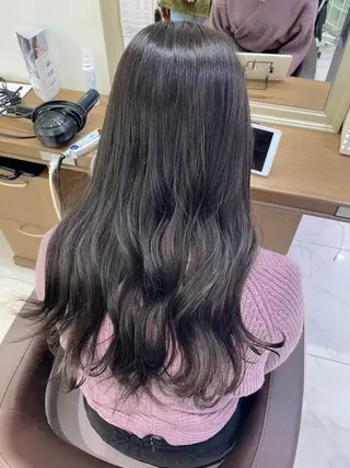 ロング カラー ハードパーマ Rico💜のヘアスタイル