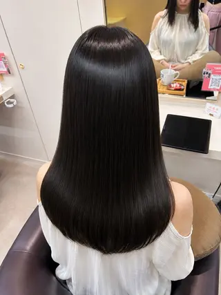 ロング 縮毛矯正/アレンジ FACE。ゆのんのヘアスタイル