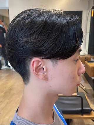 ショート パーマ メンズ 新宿メンズ専門 モテ清潔感パーマ特化のヘアスタイル