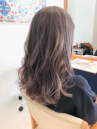 ロング カラー Days 透明感カラーのヘアスタイル