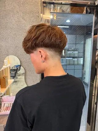 パーマ メンズ Peyp博多 SORAモデル募集のヘアスタイル