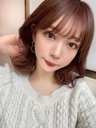 ミディアム 韓国ヘア🇰🇷髪質 改善たけるのヘアスタイル