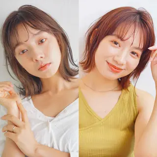 ミディアム カラー 前田 裕介のヘアスタイル