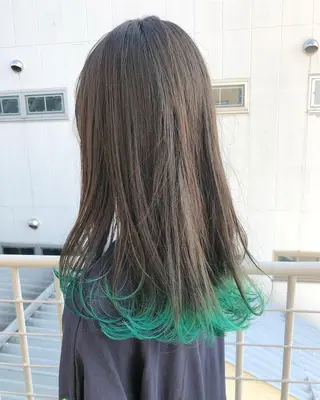 ロング カラー ヘアアレンジ 【池袋/スパイキー ショート】ⓝⓘⓜⓤのヘアスタイル