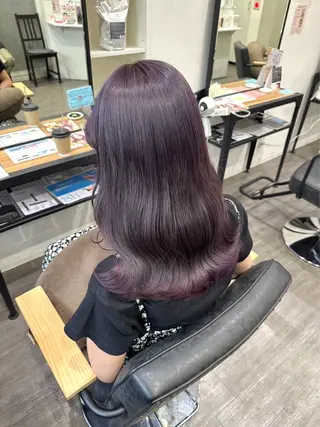 カラー 艶髪🥣透明感カラー 🫧前田奈津実のヘアスタイル