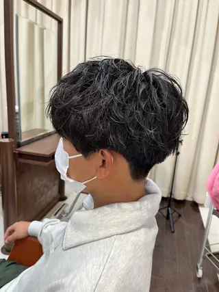 ショート パーマ メンズ 🧊メンズ特化🧊 高木航希のヘアスタイル
