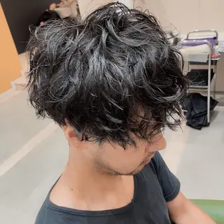 ショート パーマ メンズ 瀧野 翔吾【メンズ特化】のヘアスタイル