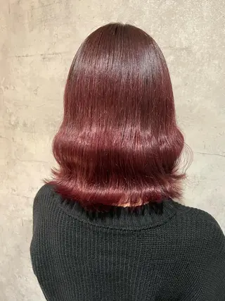 ミディアム 🦄艶カラー×韓国 NANA💎🐬のヘアスタイル