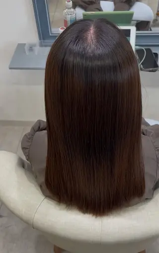 セミロング 美髪矯正/ LISAのヘアスタイル