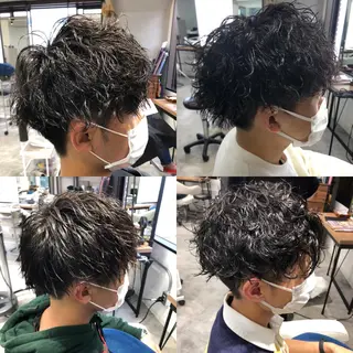 パーマ メンズ Noyヨシモト ヒロトのヘアスタイル