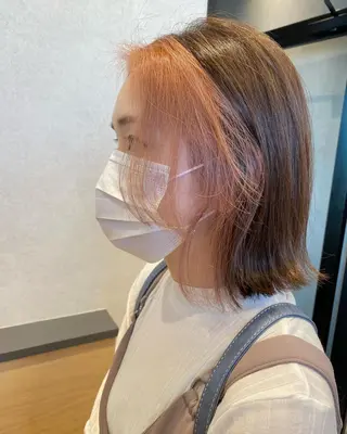 ショート カラー パーマ メンズ キッズ マツエク・マツパ 山本 銘子のヘアスタイル