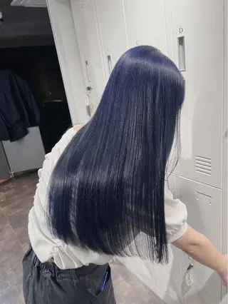 ロング カラー ハイトーン髪質改善 🫧大阪/kanonのヘアスタイル