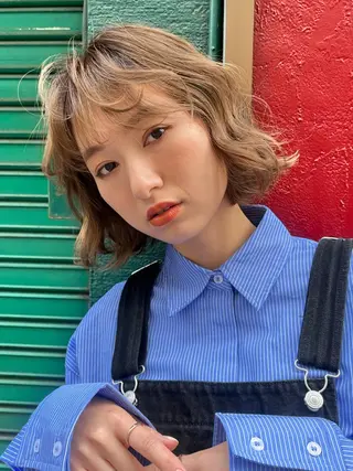 ミディアム Ｖｉｏｔ  銀座 樋口 桃佳のヘアスタイル