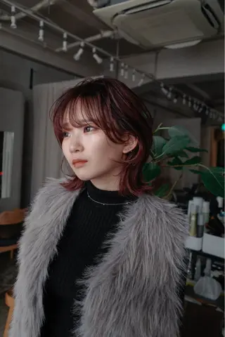 ミディアム カラー K ojiのヘアスタイル