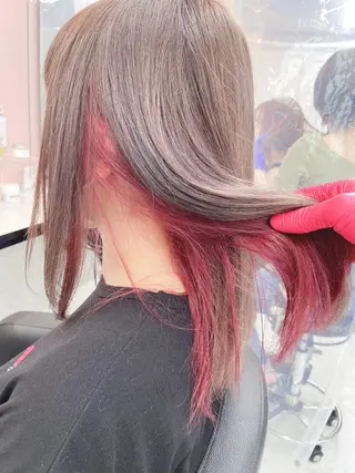 セミロング ヘアアレンジ 💖艶と似合わせ💖 カラーカット💖のヘアスタイル