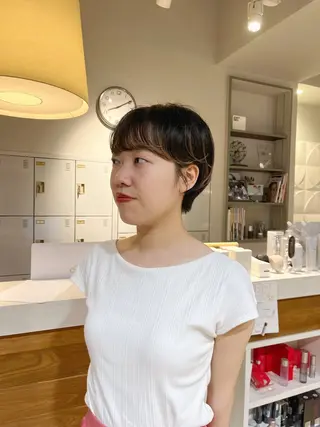 ショート かわい りほのヘアスタイル