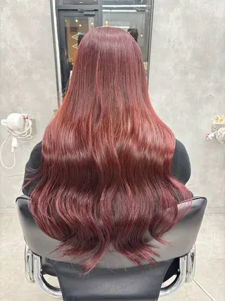 ロング カラー すぐ巻ける縮毛矯正 🍀勝倉　麗のヘアスタイル