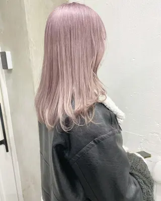 セミロング カラー ヘアアレンジ ササキカズマ〻透明感 〻色落ち〻赤み消しのヘアスタイル
