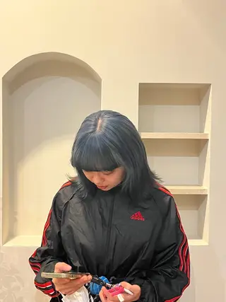 ミディアム カラー 野呂 育摩のヘアスタイル