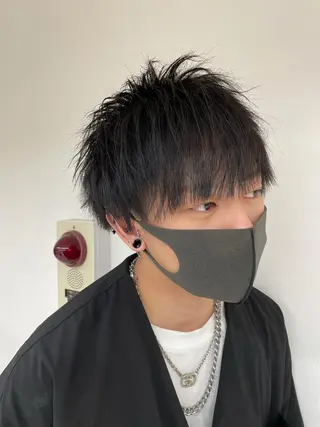 メンズ 大阪美容師 井上智博のヘアスタイル