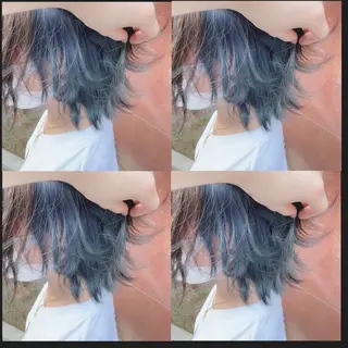 ショート カラー パーマ ヘアアレンジ 🍎レイヤーカット 🐻❄️渡辺一翔のヘアスタイル