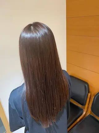 ロング 菅沼 紀世/顔周りレイヤーのヘアスタイル