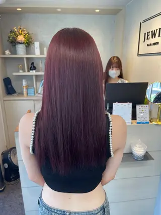 セミロング 渡辺 杏斗龍のヘアスタイル