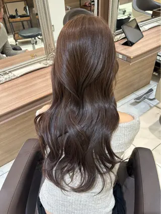 ロング 🇰🇷韓国スタイル |カラー🎀mikuのヘアスタイル