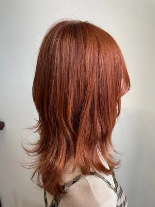 セミロング カラー 大塚 しおりのヘアスタイル