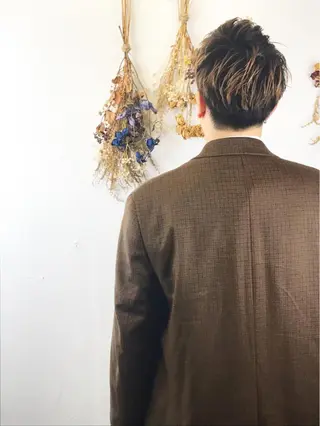 カラー メンズ メンズサロン アソビ元町のヘアスタイル