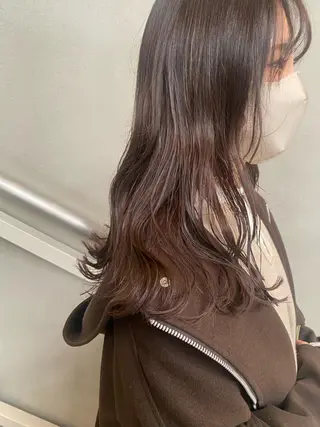 ミディアム 艶カラー　宮﨑 蒼のヘアスタイル