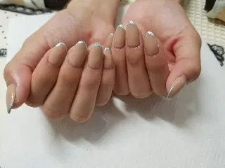 ネイル ネイルリボン 受付スタッフのネイルデザイン