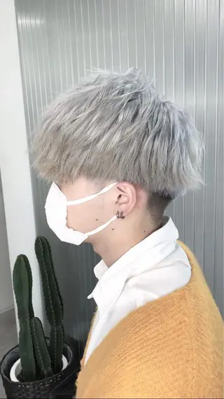 ショート カラー メンズ LOOP hairのヘアスタイル