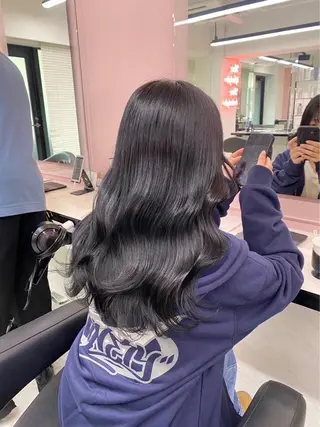 ロング 🍒暖色カラー ✖️髪質改善:みいなのヘアスタイル