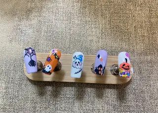 カラー  Nail 秋(アキ)のネイルデザイン