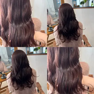 ロング カラー RINNO🌷透明感 カラー/縮毛矯正のヘアスタイル