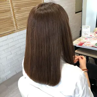 ミディアム カラー 金子 富士のヘアスタイル