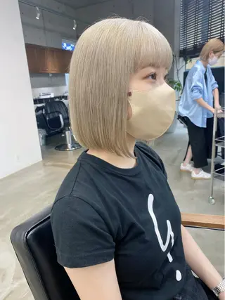 ミディアム カラー ヘアアレンジ son hair HIROEのヘアスタイル
